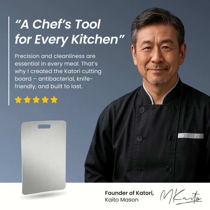 Kaizo Mason, founder of Katori, chef